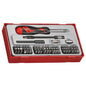 Teng 74pc MD Ratchet S/Driver Bits Set - TC-Tray