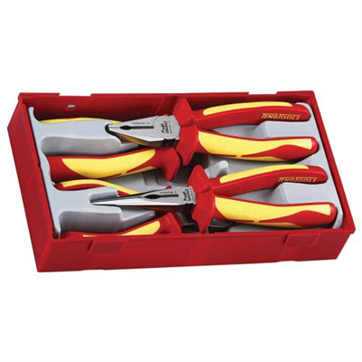 Teng 4pc Insulated Plier Set - TC-Tray