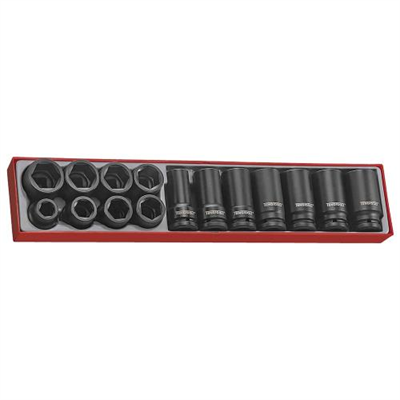 Teng 15pc 3/4in Dr. Impact Reg & Deep Skt Set - TTX-Tray