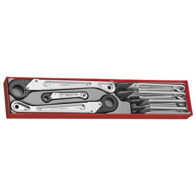 Teng 7pc Quick Ring Rat Span Set 13-32mm - TTX-Tray