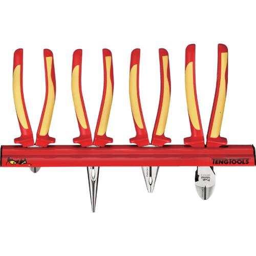 Teng 4pc 1000v VDE Plier Set W/Wall Rack