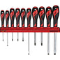 Teng Screwdriver Set 10pcs Wall Rack