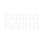 Teng 10pc 3/4in Dr. Clips for Socket Rails