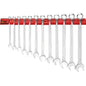 Teng 12pc LMP Metric Spanner Set 8-19mm w/ Wall Rack