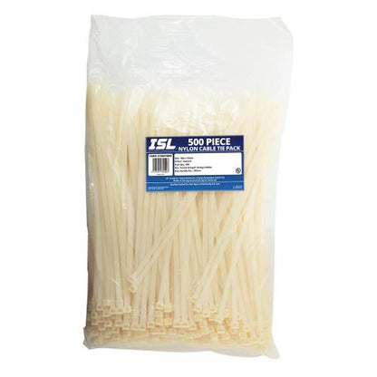 ISL 380 x 7.6mm Nylon Cable Tie - Nat. - 500pk