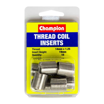 Champion M14 x 1.25 x 19mm Thread Insert Refills -10pk
