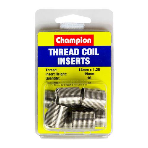 Champion M14 x 1.25 x 19mm Thread Insert Refills -10pk