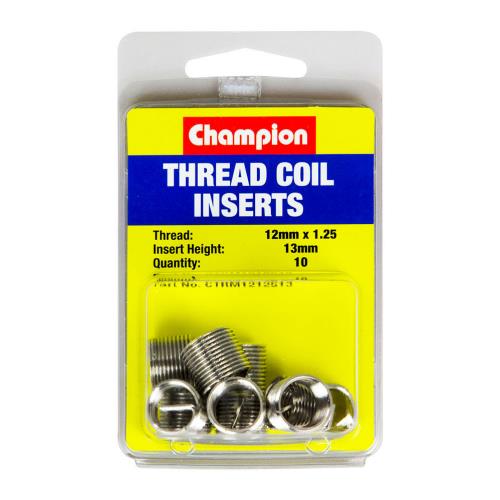 Champion M12 x 1.25 x 13mm Thread Insert Refills -10pk