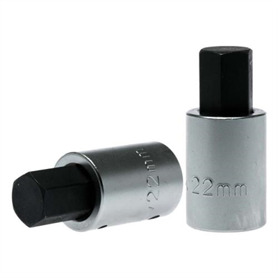 Teng 3/4in Dr. Hex Bit Socket 22mm