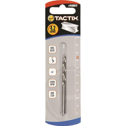 Tactix HSS Twist Drill 4.2mm**