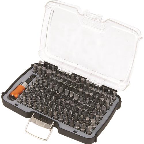 Tactix 117pc Master 1/4in Cr-V Bits Set