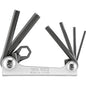 Teng 6pc Folding AF Hex Key Set - 1/8in-3/8in