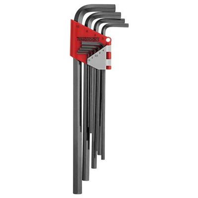Teng 9pc Extra Long Metric Hex Key Set - 1.5-10.0mm