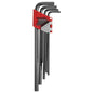 Teng 9pc Extra Long Metric Hex Key Set - 1.5-10.0mm