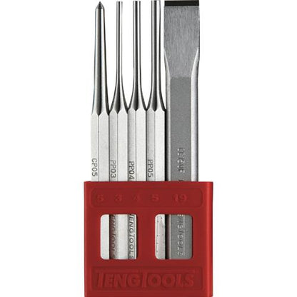 Teng 5pc Punch & Chisel Set