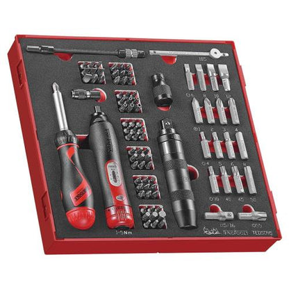 Teng 95pc Torq S/Driver 1-5Nm & Acc. Set - TED-Tray