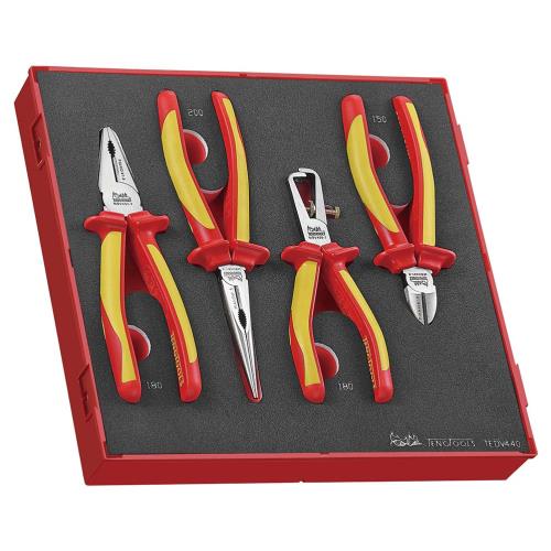 Teng 4pc MB 1000V VDE Plier Set - TED-Tray