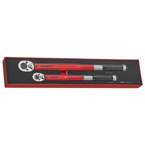 Teng 2pc 3/8&1/2in Dr. Torque Wrench Set - TEX-Tray