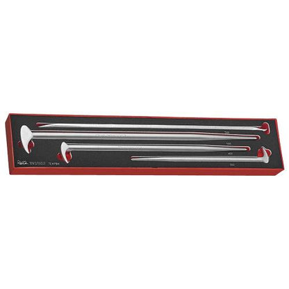 Teng 4pc Roll/Heel Bar Set w/Tyre Lever - TEX-Tray