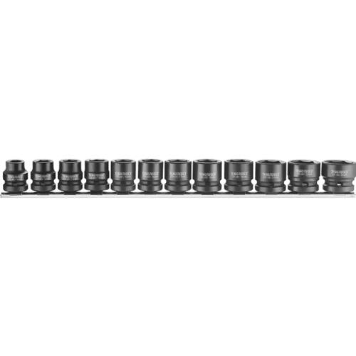 Teng 12pc Stubby Air Impact Socket Set 10-24mm**