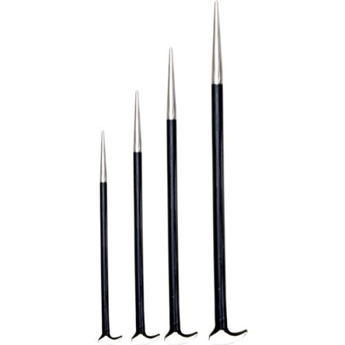 Groz 4pc Roll Head Pry Bar Set - 6-20in