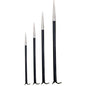 Groz 4pc Roll Head Pry Bar Set - 6-20in
