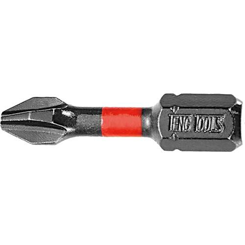 Teng 1pc 1/4in PH#2 Impact Screwdriver Bit 30mm
