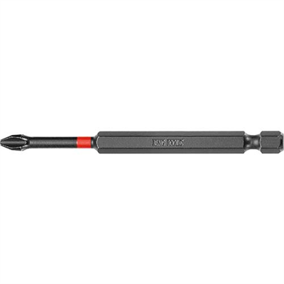 Teng 1pc 1/4in PH#2 Impact Screwdriver Bit 89mm