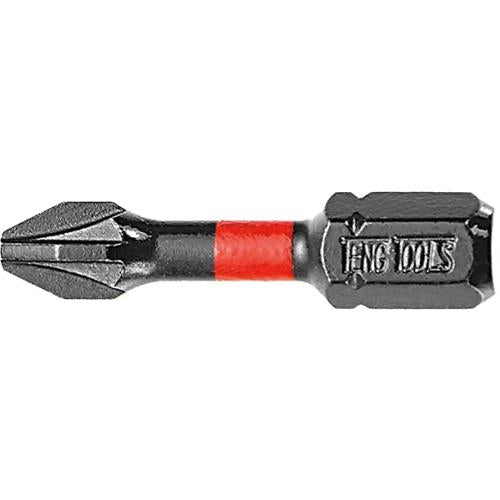 Teng 1pc 1/4in PZ#1 Impact Screwdriver Bit 30mm