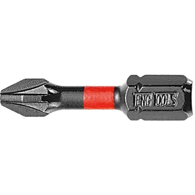 Teng 5pc 1/4in PZ#2 Impact Screwdriver Bit 30mm