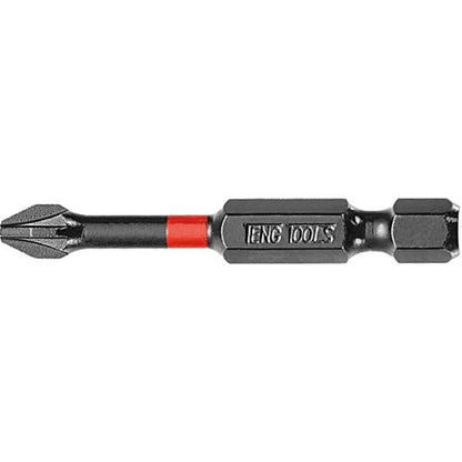 Teng 1pc 1/4in PZ#2 Impact Screwdriver Bit 50mm