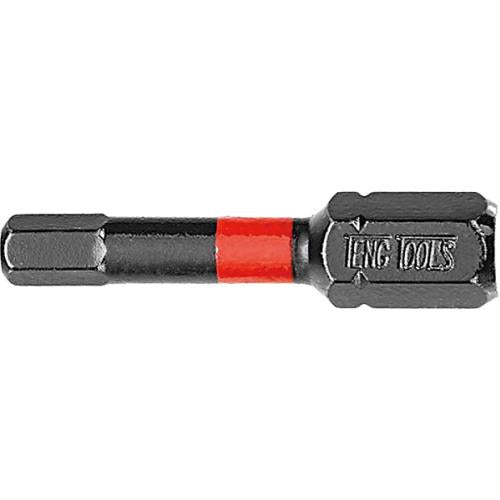 Teng 1pc 1/4in Hex 3mm Impact Screwdriver Bit 30mm