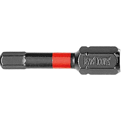 Teng 1pc 1/4in Hex 3mm Impact Screwdriver Bit 30mm