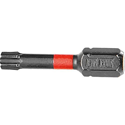 Teng 5pc 1/4in TX10 Impact Screwdriver Bit 30mm