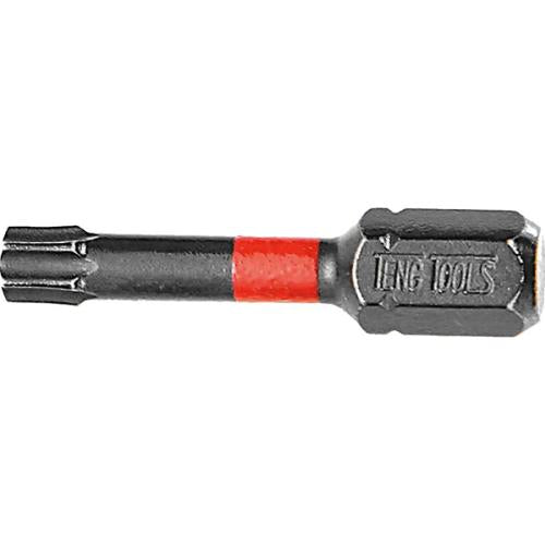 Teng 5pc 1/4in TX10 Impact Screwdriver Bit 30mm