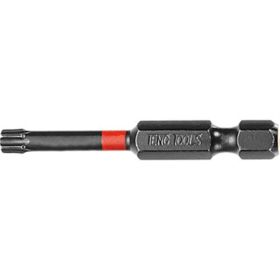 Teng 1pc 1/4in TX15 Impact Screwdriver Bit 50mm