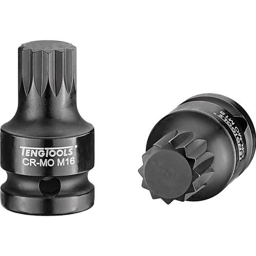 Teng 1/2in Dr. Impact Socket XZN 16 x 43mm