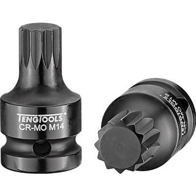 Teng 1/2in Dr. Impact Socket XZN 14 x 43mm
