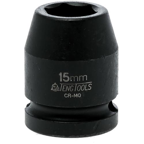 Teng 1/2in Dr. Impact Socket 15mm DIN
