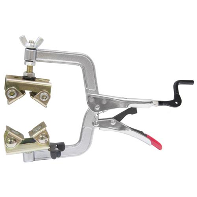 Stronghand Pipe Plier with Adjustable Top Large V-Pads