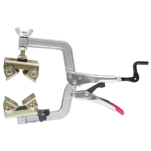 Stronghand Pipe Plier with Adjustable Top Large V-Pads