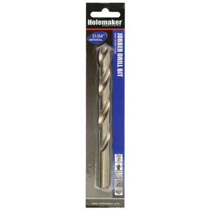 Holemaker Jobber Drill 31/64in - 1pc (Carded)