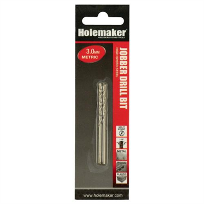 Holemaker Jobber Drill 3.0mm - 2pc (Carded)