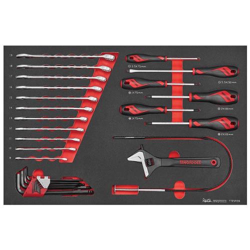 Teng 28pc Spanner & Screwdriver Set (EVA)