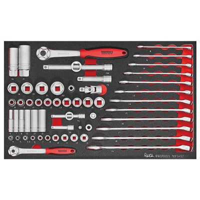 Teng 57pc Spanner And Socket Set (EVA)