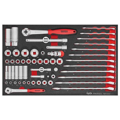 Teng 57pc Spanner And Socket Set (EVA)
