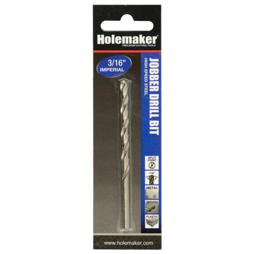 Holemaker Jobber Drill 3/16in - 1pc (Carded)