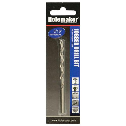 Holemaker Jobber Drill 3/16in - 1pc (Carded)