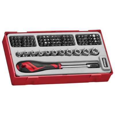 Teng 76pc MD Bits & Socket Set - TC-Tray