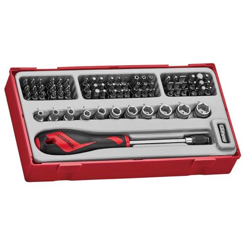 Teng 76pc MD Bits & Socket Set - TC-Tray